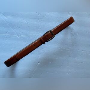 Jos A. Bank - Men's Brown Pebbled Leather Belt, Size: 38